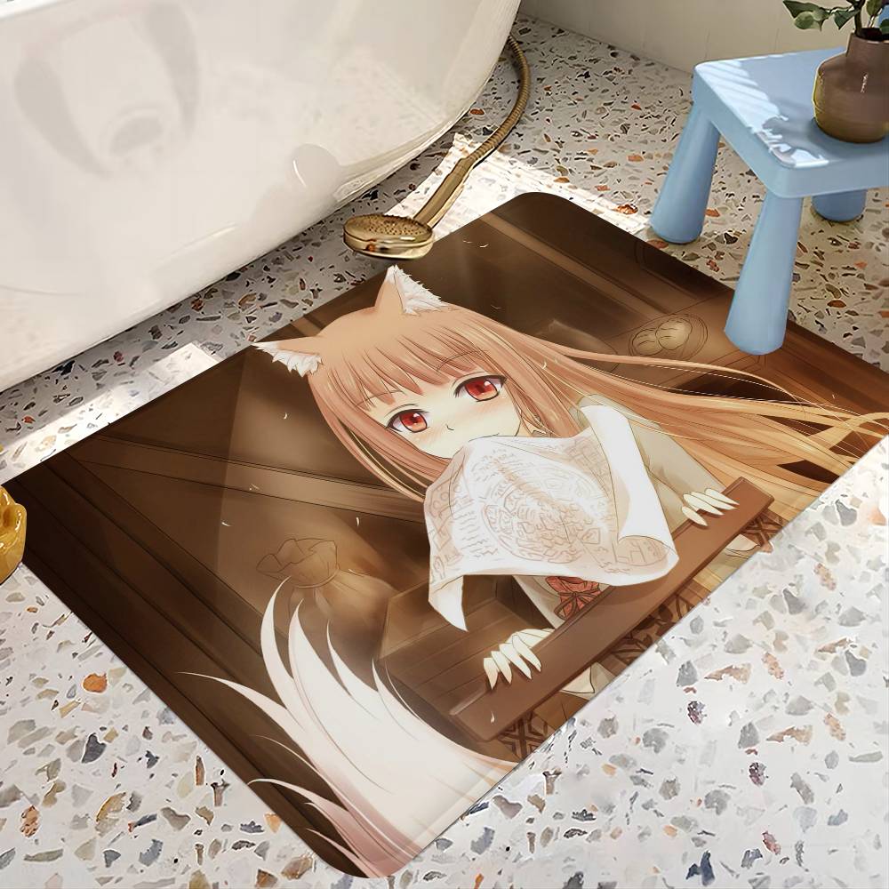 Cartoon Spice And Wolf Door Mat Kids Room Bedroom Decoration Balcony Anti-Slip Doormat Living Room Doormat Area Rug