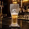 Waist Tight Beer Glass Football Glass, 300ml/450ml Capacity Transparent Craft Mug for Home Bar, Soccer Tumbler Sports Fans