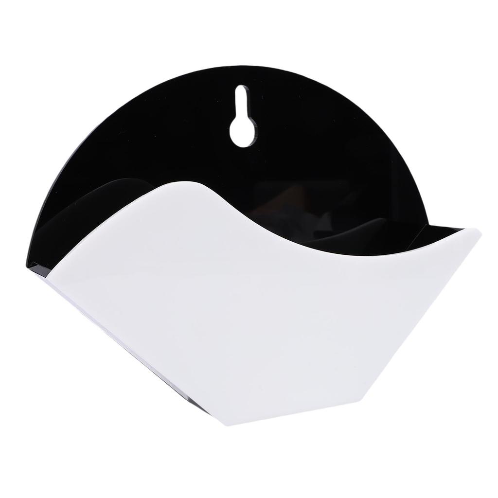 Cone Coffee Filter Holder Stand Anti Fall Sturdy Plastic Wall Mount Coffee Filter Paper Storage Container Dispenser Rack