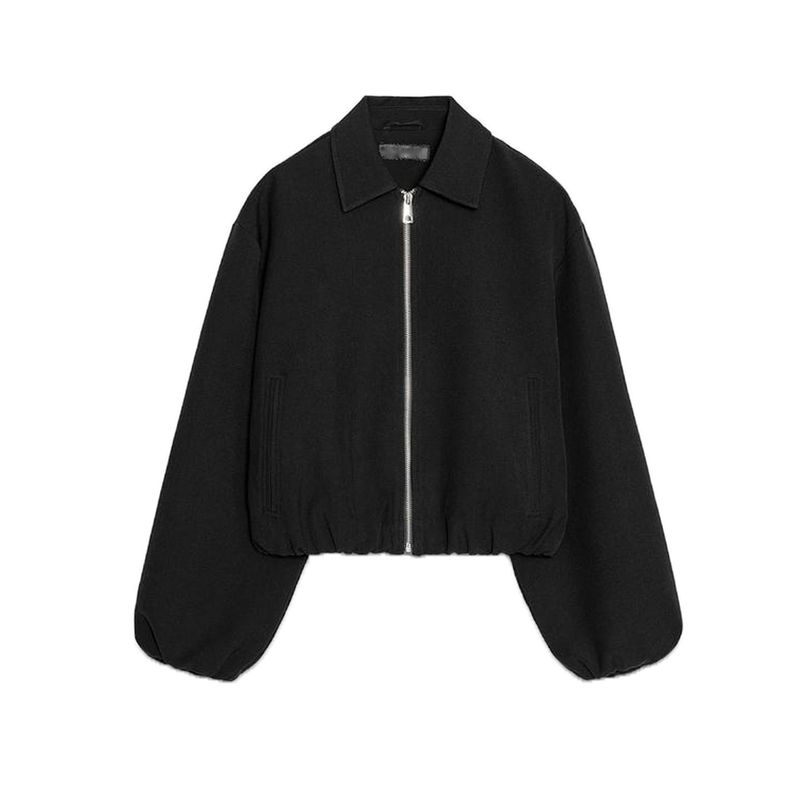 Fall New Women's Clothing Fashion Long Sleeves Lapel Zipper Puffy Jacket Outwear 8372246 8372026