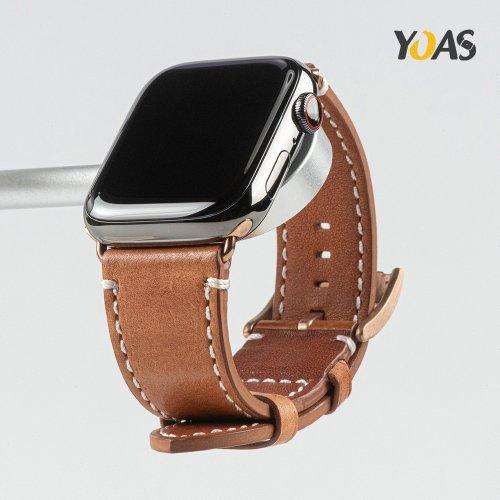 

[YOAS] YOAS Italian Cow Leather Wide Strap 42/44/45mm Brown