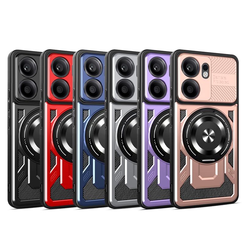 Armor Shockproof Case For OPPO Reno 13F 13FS 5G Reno 13 Reno13 Pro F FS Protective Cover Ring Stand Holder Fundas Coque Capa