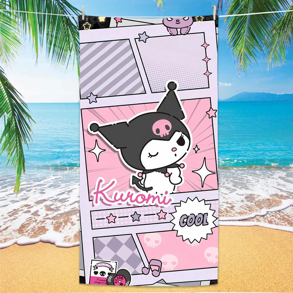 New Printed Beach Towel Stitch Kulomie Beach Towel Children'S Cartoon Towel Cloth