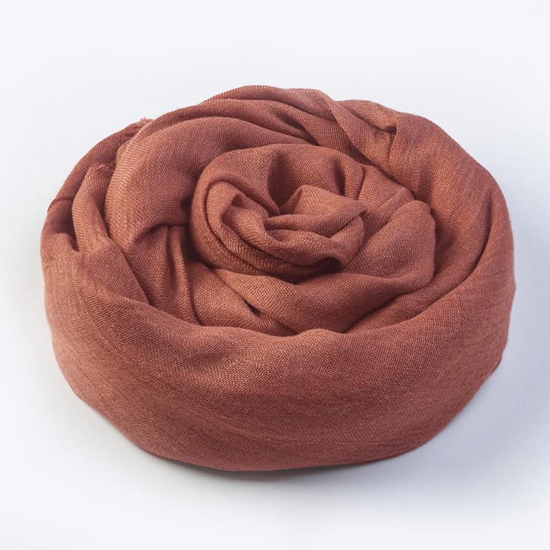 Women's Summer Sun Protection Scarf: Cotton & Linen, Japanese & Korean Style, Medium-Long, Lightweight Shawl
