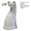 Small Desktop Decoration 3D Printed Cat Ornament, Minimalist Geometric Design, One-Piece Contemporary Art Piece Durable Sculpture, for Home