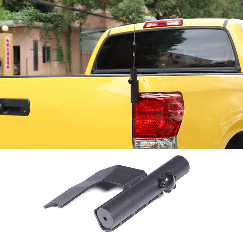 Carbon Steel Car Tailgate Rear Antenna Mount Holder Bracket Flag Pole Holder Stand For Toyota Tundra 2007-2013 Car Accessories