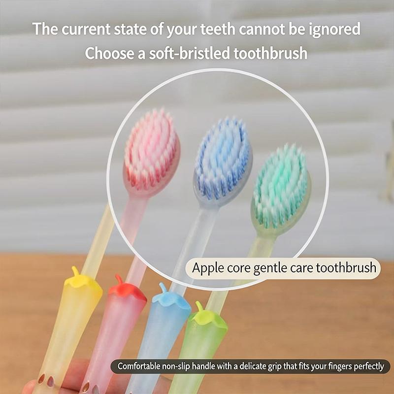 Two Soft-Bristled Toothbrushes For Teeth Whitening Suitable For Children And Adults Oral Care