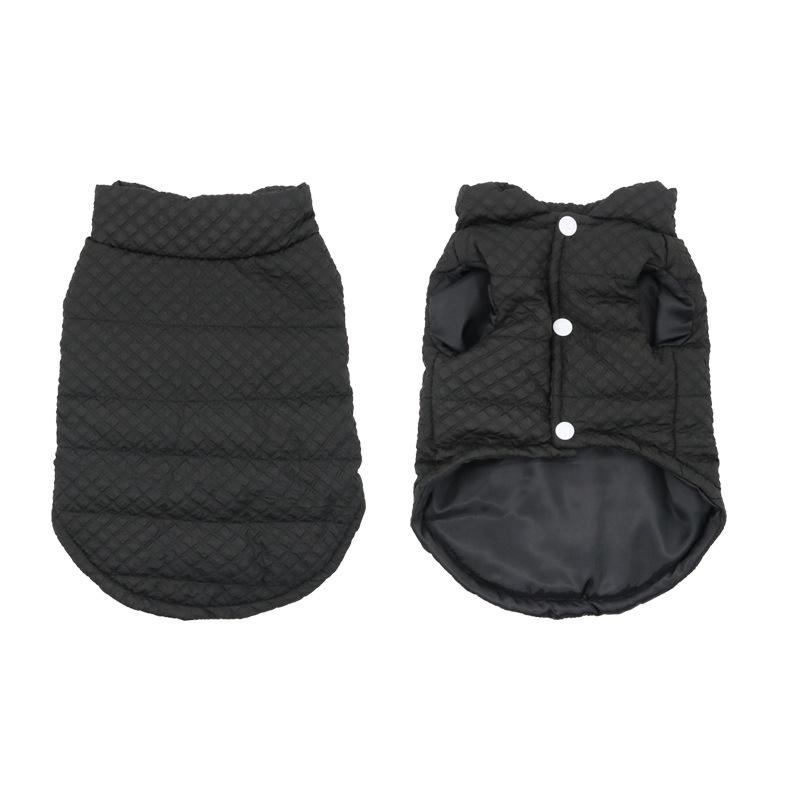 Multicolor Waterproof Winter Dog Jacket - Cotton-Padded, Thick, Warm Vest for Pets