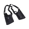 Double Shoulder Armpit Bag Vintage PU Leather Multi Function Underarm Wallet Holster Bag for Men Outdoor Phone