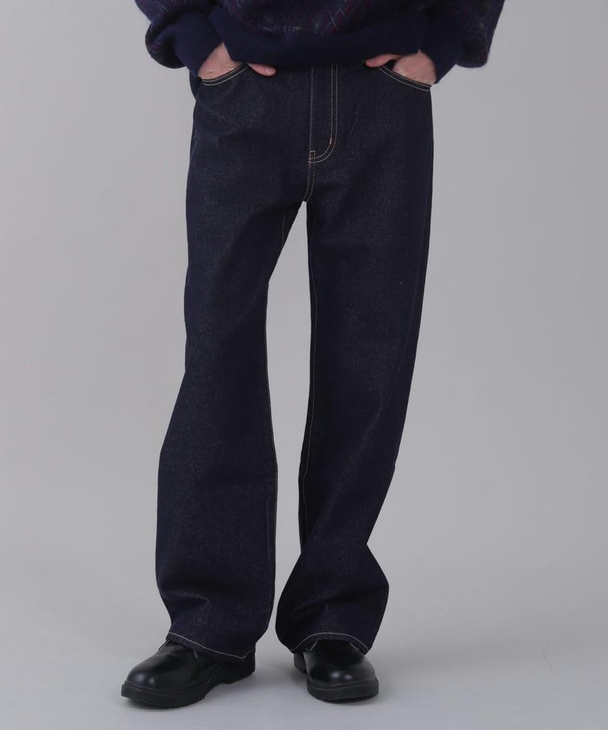 WEGO Straight Denim Size Denim Indigo Men's Pants, Small,