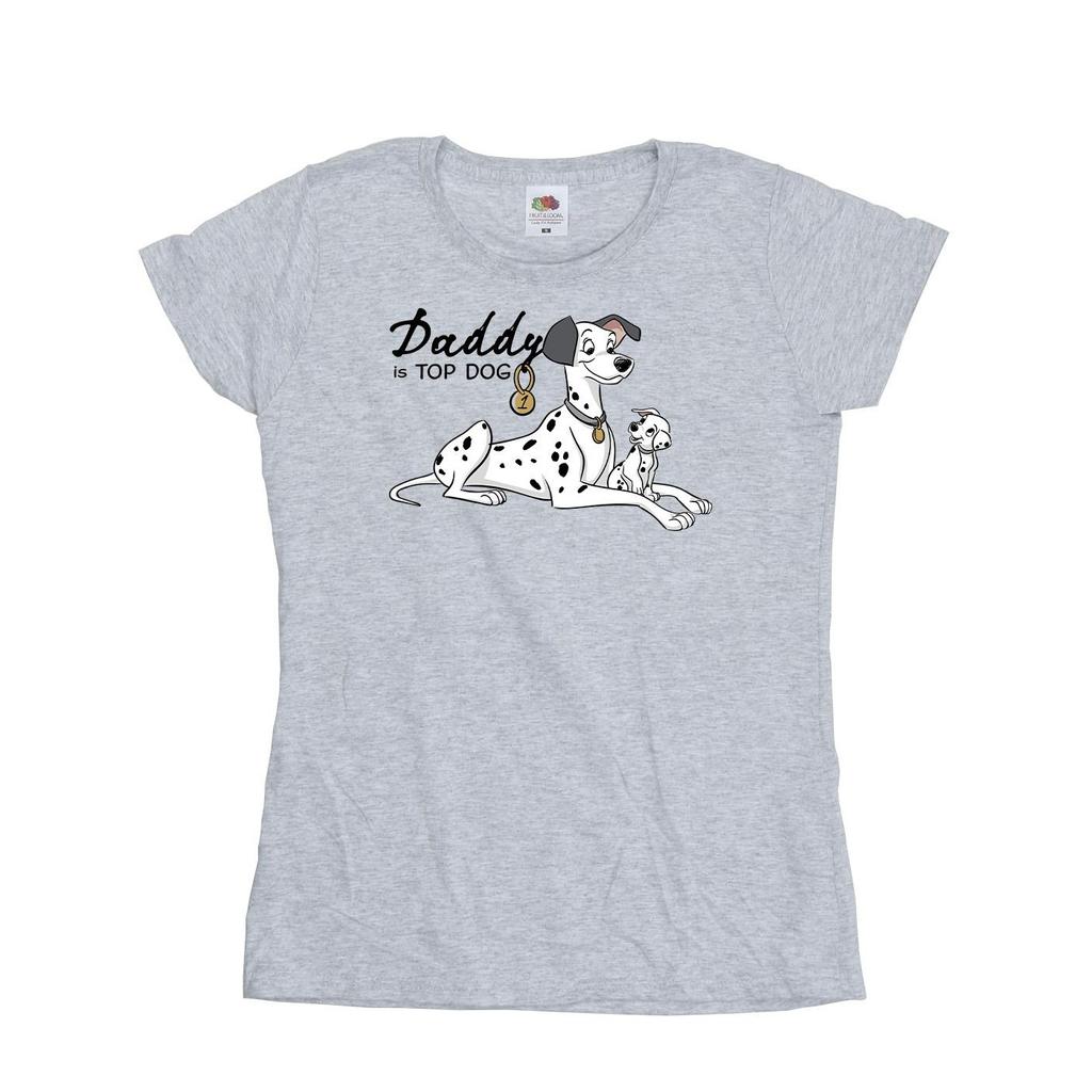 Disney Womens/Ladies 101 Dalmatians Top Dog Cotton T-Shirt