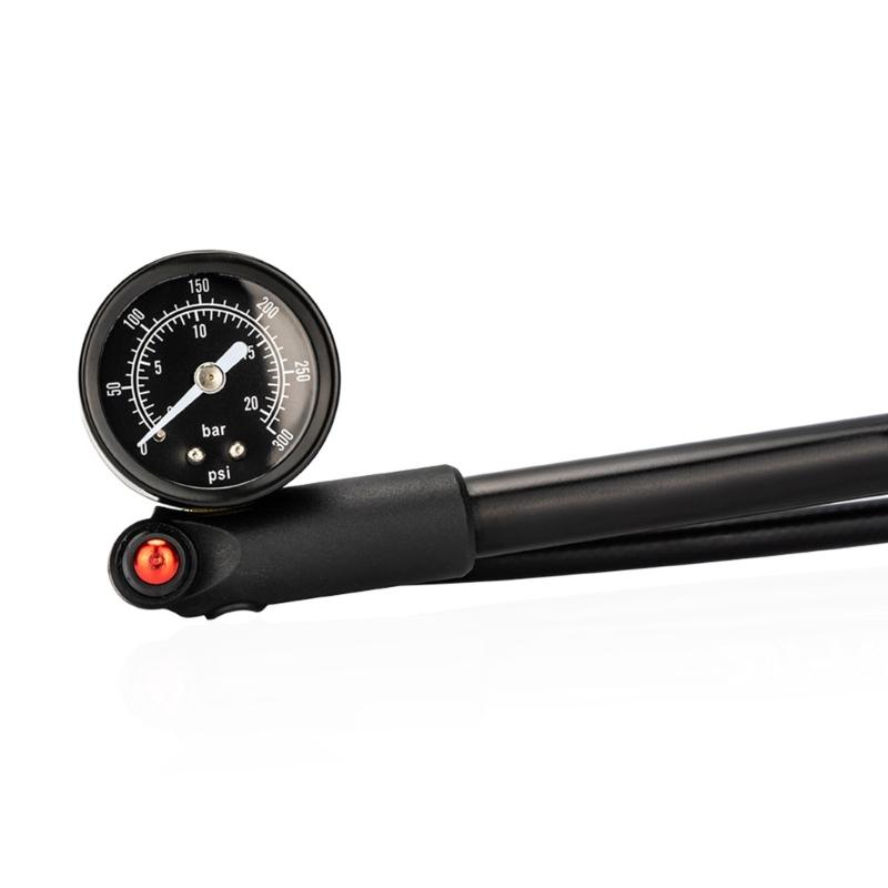 Tragbare Mountainbike-Dämpferpumpen 300 PSI Hochdruck-Fahrradreifenpumpen für Gabel- und Hinterradfederungsdämpfer