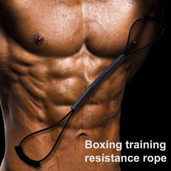 Boxing Resistance Band for Men & Women Soft Elastic 8-Figure Stretching Belt for Arm Back Leg Yoga Gym Fitness