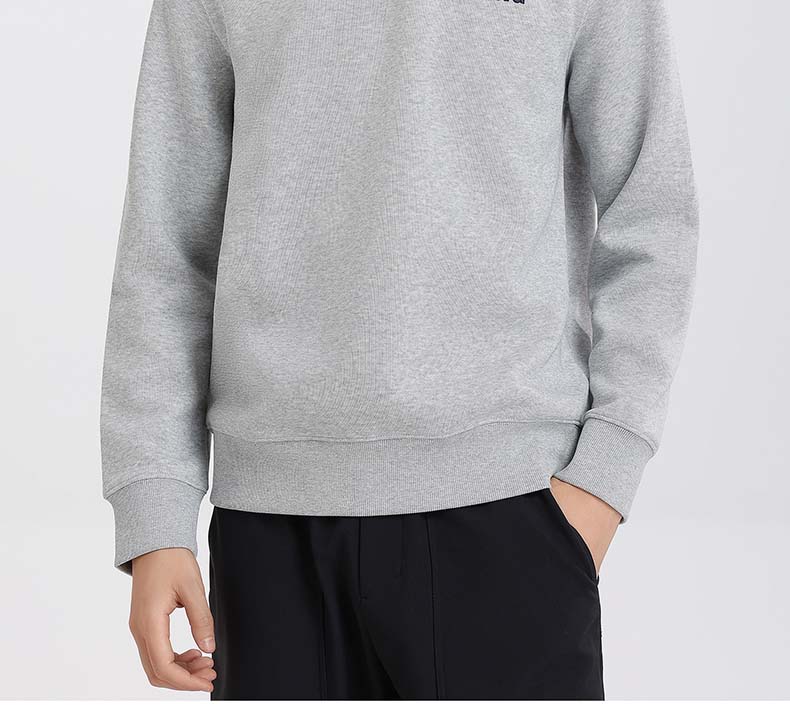 Langdeng Men's Hoodie 2025 Spring and Autumn Trendy Fashion Versatile Casual Round Neck Hoodie Long Sleeve T-shirt Top for Men
