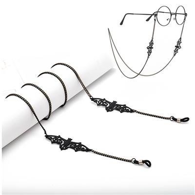 Porte-lunettes Chauve-souris Noir Chaîne Antidérapante pour Lunettes Lunettes Collier pour Lunettes Sangle de Maintien pour Lunettes
