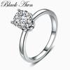 Classic Wedding Rings For Women Black Jewelry