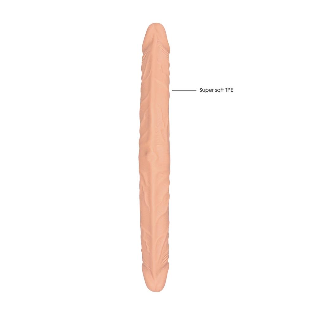 RealRock - Double curved dildo - extra long 36cm