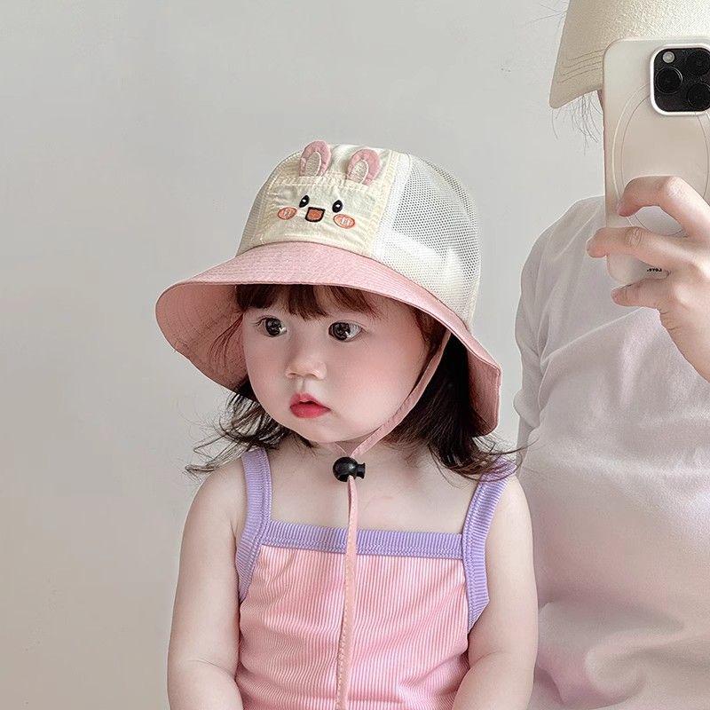 Adorable Unisex Baby Sun Hat: Breathable Mesh, Wide Brim, Summer Protection