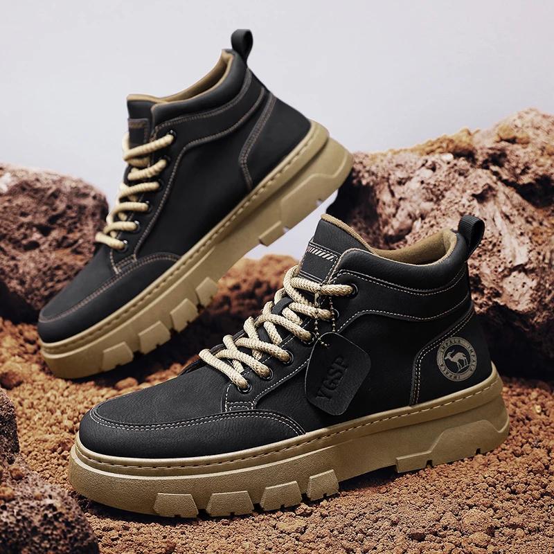 Casual Sneaker Casual Shoes Men's Sneakers Loafers Sports and Leisure Shoes for Men Ankle Boots Wear-resistant Fashion New