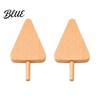 Painting Supplies Unfinished Wood Popsicle Summer Ice Cream Shaped Wooden Holiday Decoration Crafts