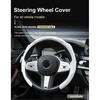 Ultra Thin Car Steering Wheel Cover All Season Universal Anti Slip Sweat Absorbent Ventilate Nappa Auto Interior Accessories