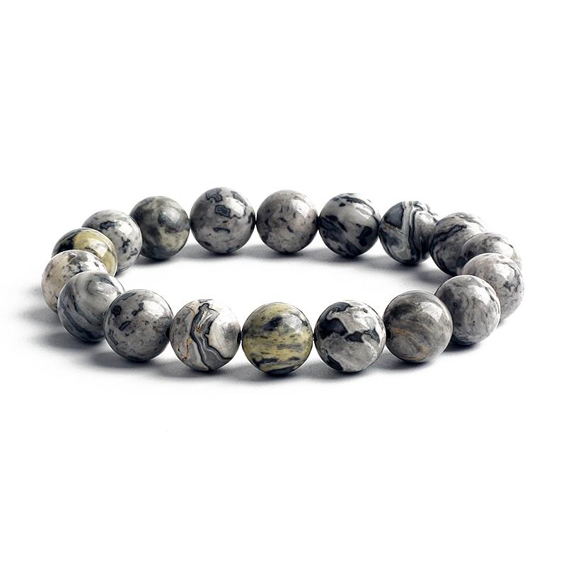 10MM Natural Stone Beads Bracelet Men 8MM Reiki Tiger Eye Agates Quartz Beaded Bracelets for Women Elastic Rope Handmade Jewelry