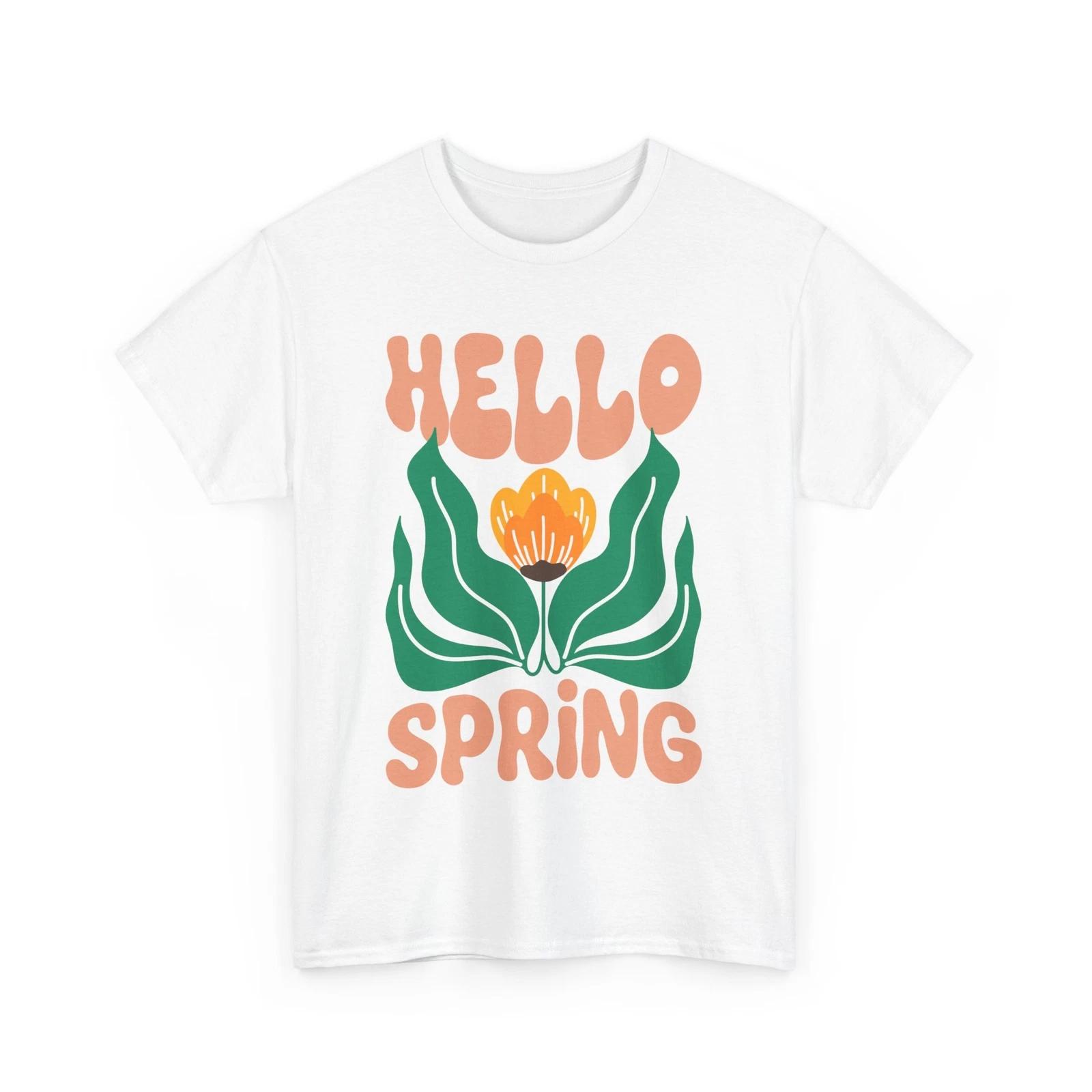 Refreshing Spring T-Shirt | Warm Weather & Hello Spring Shirt S