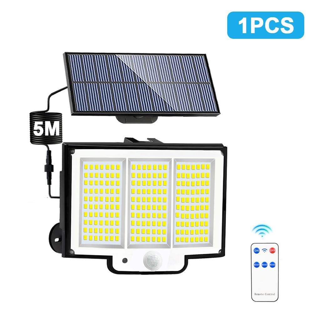 New 288/318/106LED Solar Light Outdoor Super Bright Solar Powered Light Motion Sensor Led Security Wall Light Waterproof Garage