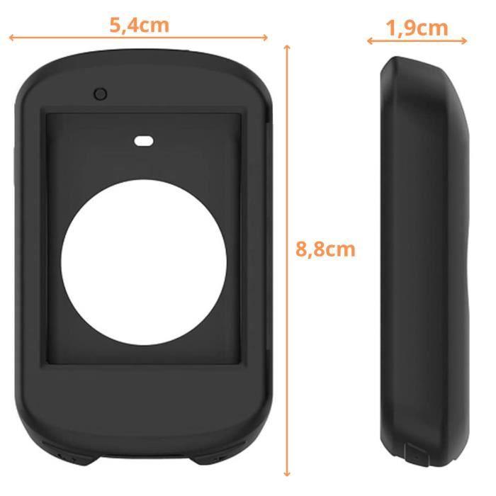 Coque pour Garmin Edge 830 - Phonillico® - Silicone Souple - Protection Noir - Mixte - GPS Vélo