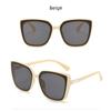 Plastic Square Oversized Women Sunglasses Brand Designer Vintage Retro Mirror Sun Glasses For Male Outdoor UV400 Protect Oculos