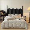 Cotton Linen Jacquard Quilt with Floral Pattern – Four Seasons Style