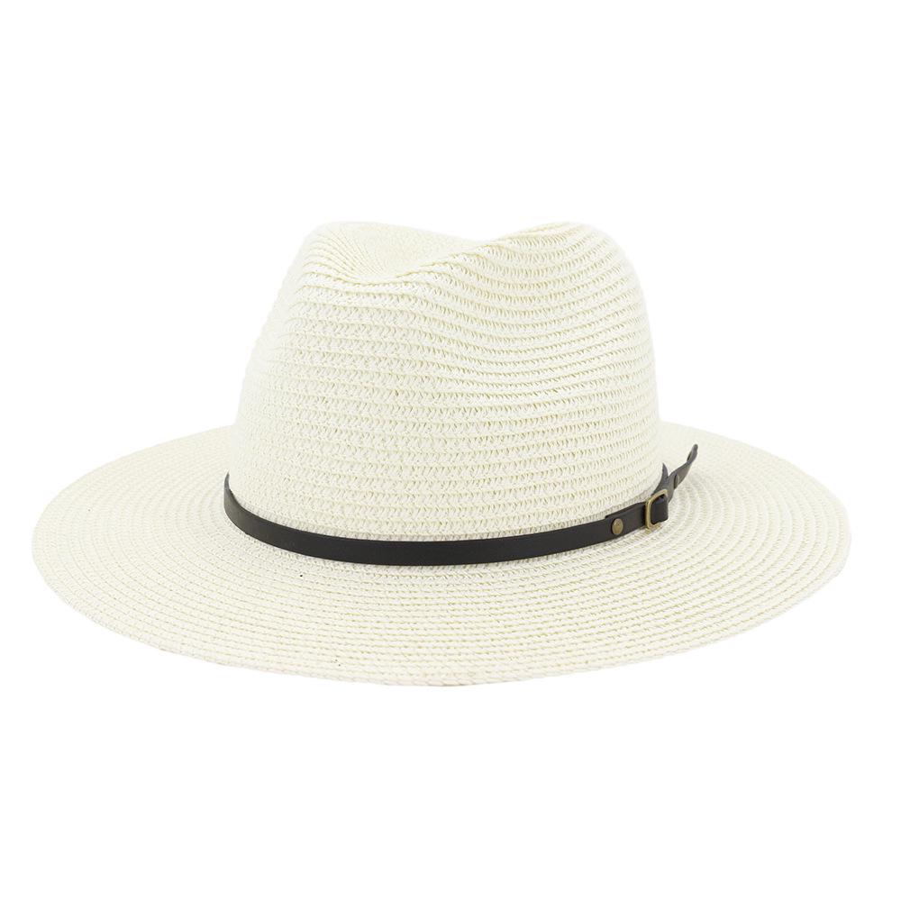 

Small 52-54cm Hats for Women Kids Child Straw Hat Summer Outdoor Boy Girl Sun Protection Beach Hats Sombreros De Mujer 52-54cm kids size молоко, білий колір