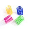 Interactive Colorful Spiral Coil Cat Spring Toy for Kittens