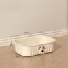 Miflame Cream Style Plastic Storage Box with Lid