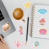 50pcs Waterproof Mermaid Stickers for Suitcase, Car, Laptop, Skateboard, Phone - Decorative Graffiti Set.