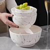 Ru Han Nordic Underglaze Bone China Dinnerware Set (61-Piece, 12 Person)