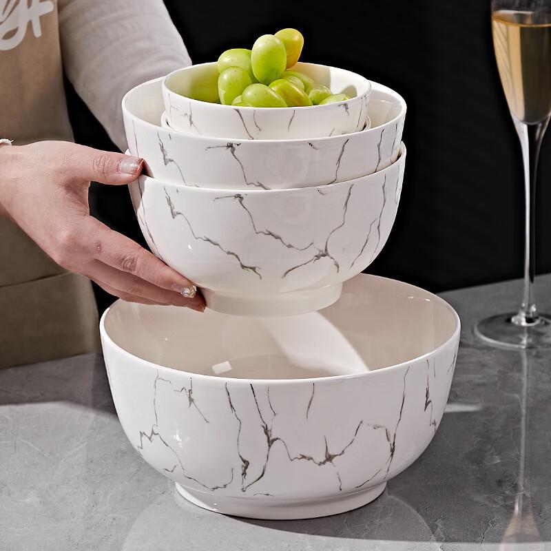Ru Han Nordic Underglaze Bone China Dinnerware Set (61-Piece, 12 Person)