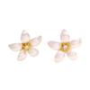 Exclusive Design High-end Flower Stud Earrings, Fashionable, Luxurious, Retro-style, Elegant Earrings