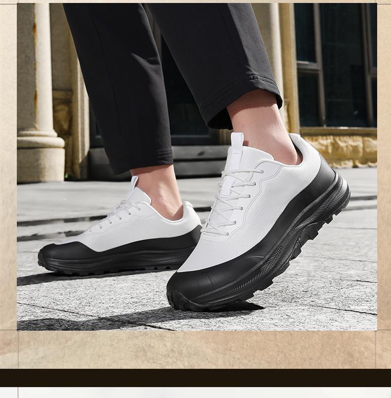 Men's Plus Size Outdoor Shoes - Non-Slip, Wear-Resistant, Comfortable, Wide Toe Casual Travel Shoes, Size 48