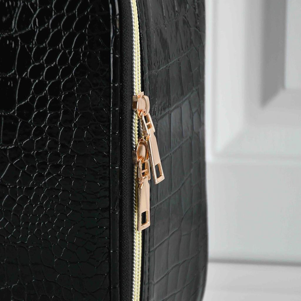 New PU Leather Cosmetic Bag Multi-Functional Portable Travel Storage Makeup Case For Women