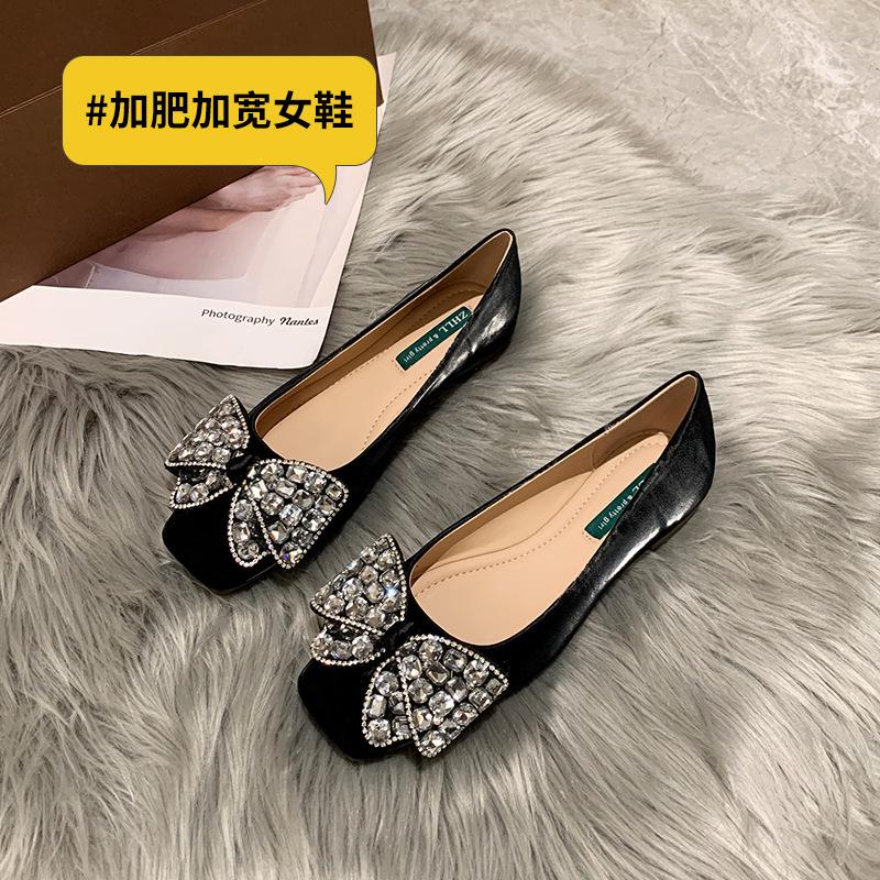 

0-Flat bottom small single shoes soft sole soft surface women s ladyshoes low heel boat shoes wide fat feet large size low top 35 чёрный