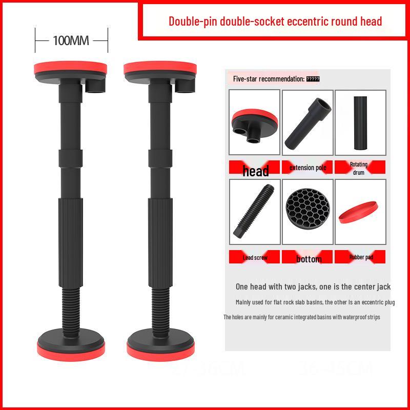 Adjustable Bathroom Toilet Cabinet Support Rod Tool