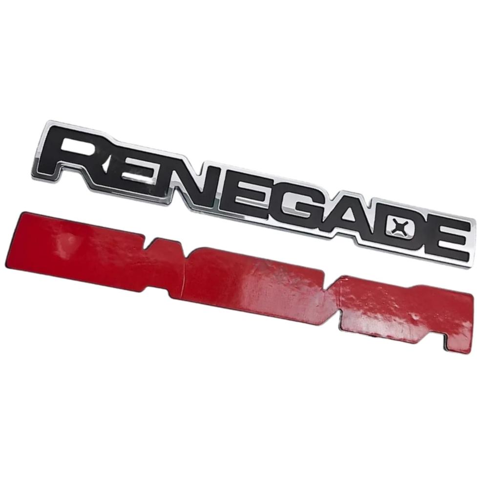 For Jeep Three Dimensional ABS Car RENEGADE Emblem Trunk Rear Sticker Decoration Decal Accessories For Jeep Renegade Grand Ch