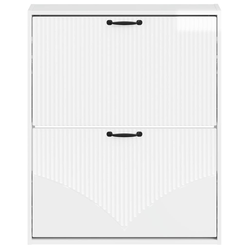 Wall Mounted Shoe Cabinet HOORN 71 x 17 x 86 cm Engineered Wood
