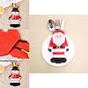 Entzückende Weihnachtliche Bestecktaschen mit Weihnachtsmann für Festtagsessen