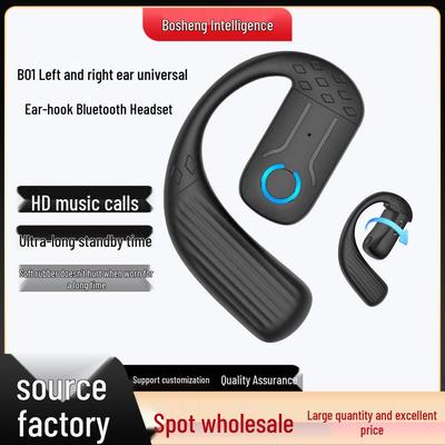 B01 Dual Ear-Hook Wireless Bluetooth Headset - Comfort Fit, Extended Battery, 5.4-Core