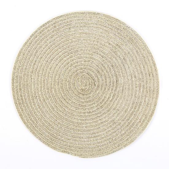 Woven Cotton Placemat Japanese-Style Heat-Resistant Table Mats for Dining Non-Slip Versatile Dining