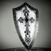 Nordisk korsfarerskjold Middelaldersk ridderskjold Kampskjold Varmeskjold Beste gave