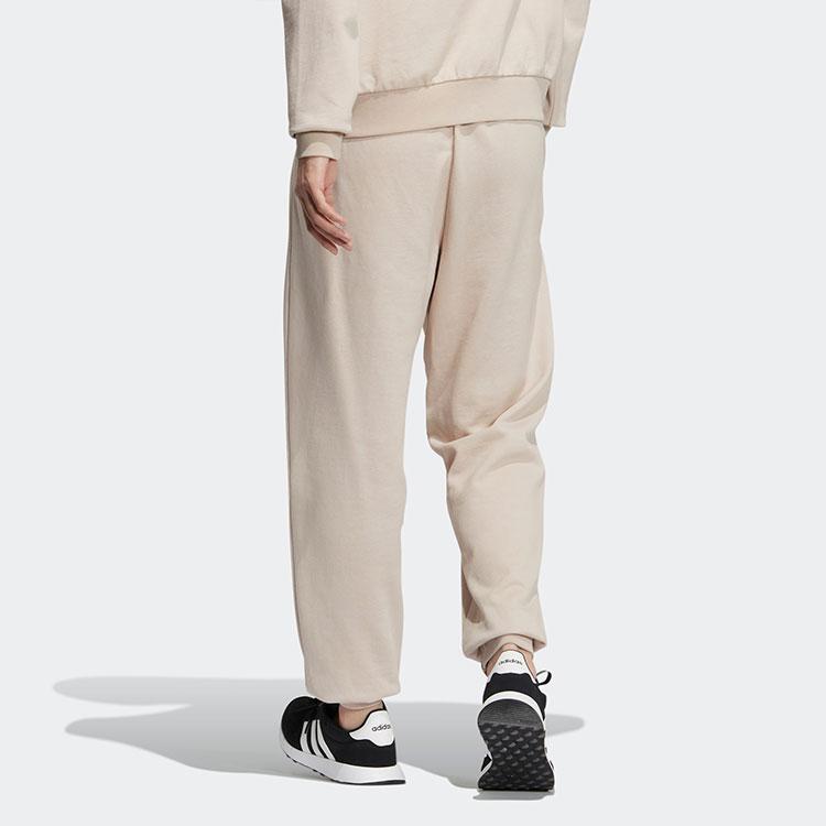 Adidas Solid Color Straight-Leg Loose Sports Pants Unisex Bottoms Brown HY2693