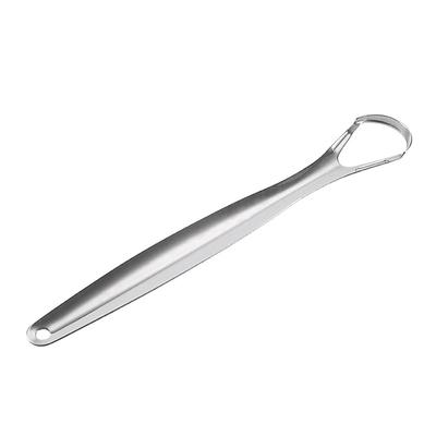 Zungenschaber Reiniger Erwachsene Mundgeruch Beseitigen Edelstahl Metall Zungenschaber Bürste Zahnärztisches Schaberwerkzeug